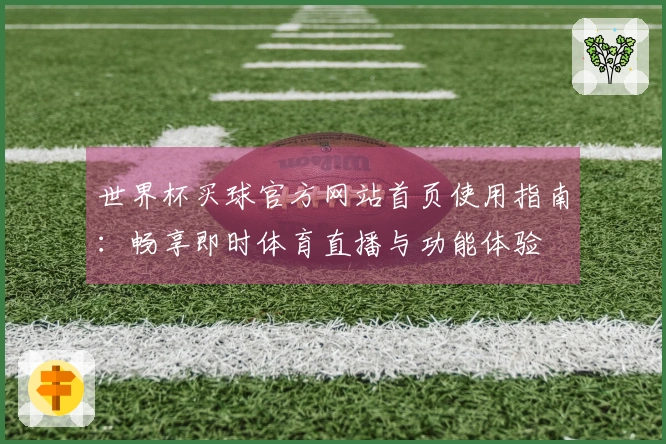 世界杯买球官方网站首页使用指南：畅享即时体育直播与功能体验